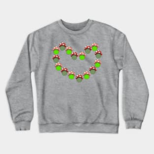 Valentines Froggy Heart Crewneck Sweatshirt